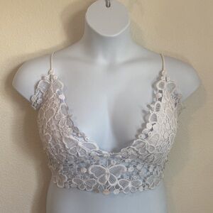 White Lace Bralette 2X